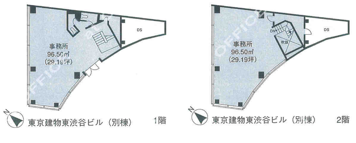 東京建物東渋谷ビル1 2階58 38坪 渋谷 渋谷駅 の賃貸オフィス情報 アットオフィス