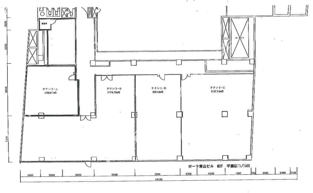 ポーラ青山ビル2階31 78坪 青山 青山一丁目駅 の賃貸オフィス情報 アットオフィス