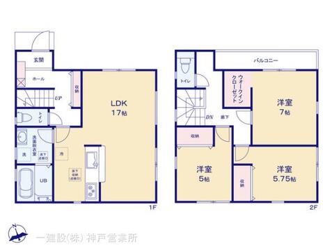 リーブルガーデン垂水区仲田２期 間取り1