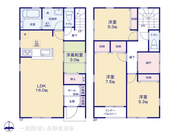 リーブルガーデン長野稲里町中氷鉋第1の画像2