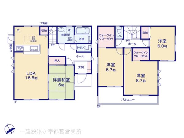 リーブルガーデン宇都宮駒生町第２５の画像2