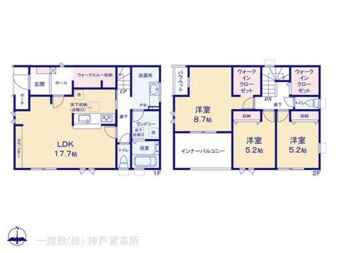 リーブルガーデン洲本市宇原 間取り1
