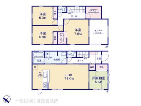 リーブルガーデン加東市多井田３期 間取り1