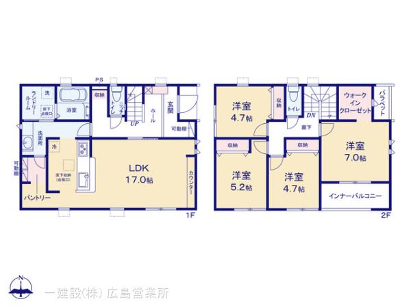 リーブルガーデン岩国市室の木町４目３期の画像2