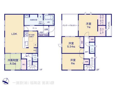 リーブルガーデン岡垣町海老津駅南２丁目 間取り1