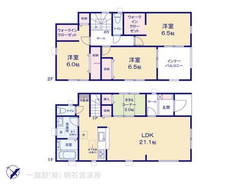 リーブルガーデン明石市魚住町金ケ崎 間取り1