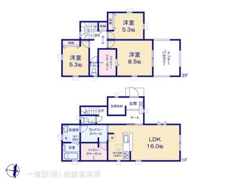 リーブルガーデン太子町東南3期 間取り1