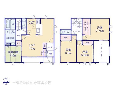 リーブルガーデン太白四郎丸12期 間取り3