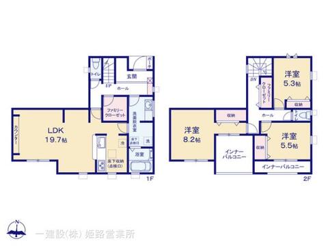 リーブルガーデン太子町立岡 間取り3
