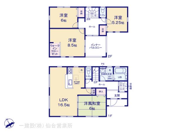 リーブルガーデン多賀城市高崎1丁目Ⅰの画像2