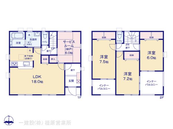 リーブルガーデン上牧町中筋出作３期の画像2