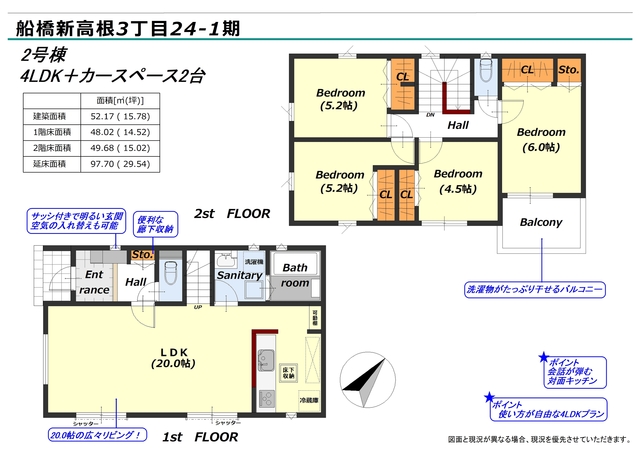 リナージュ船橋新高根３丁目　第１期の画像2