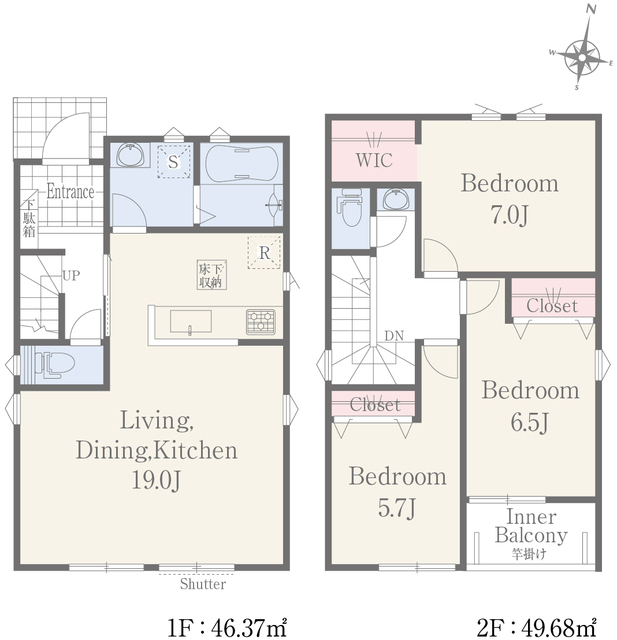 リナージュ熊本北区八景水谷３丁目　第１期の画像2