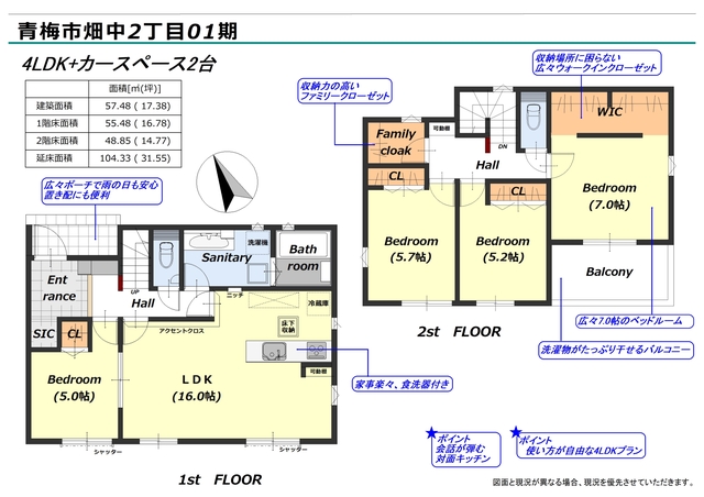 リナージュ青梅市畑中２丁目０１期の画像2
