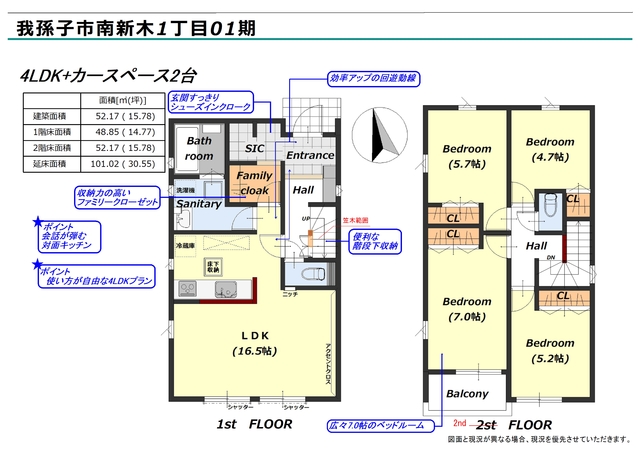 リナージュ我孫子市南新木１丁目０１期の画像2