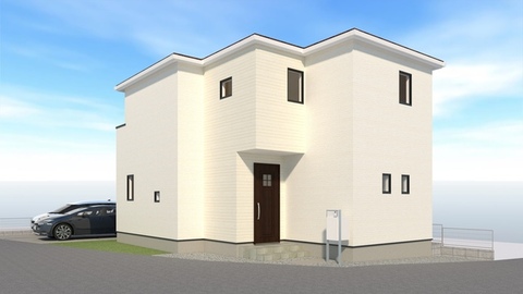 4号棟　外観パース<br>