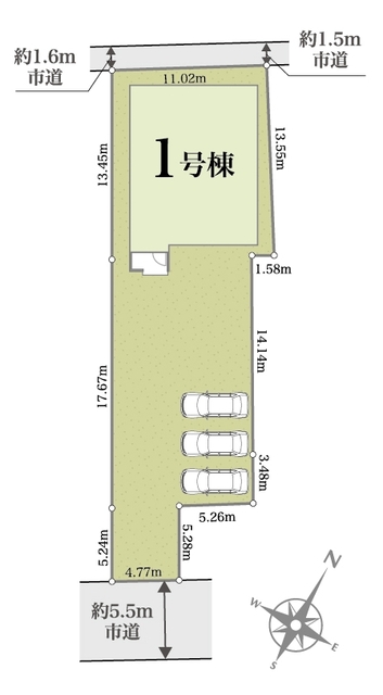 リナージュ近江八幡市出町０１期の画像2