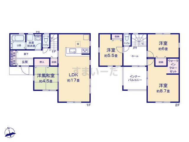 茨城 100平米 戸建の新築一戸建て 分譲住宅 建売 不動産情報 すまいーだ