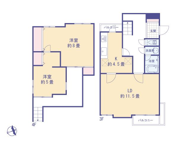 物件画像 ウエスト小金井1号棟