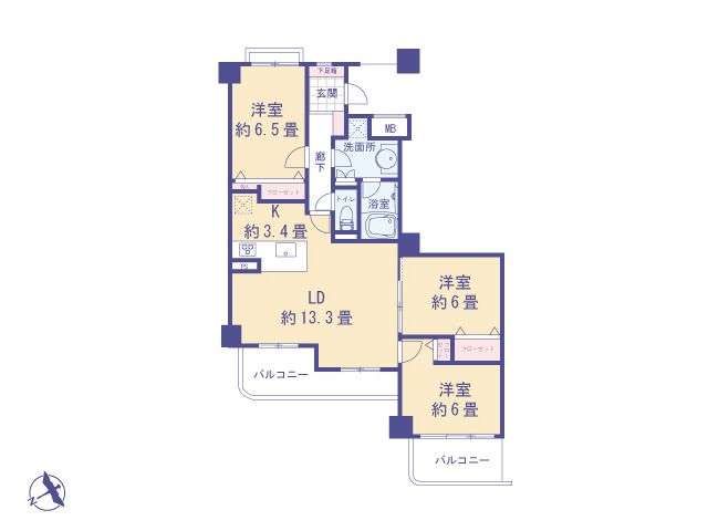 物件画像 サニークレスト調布