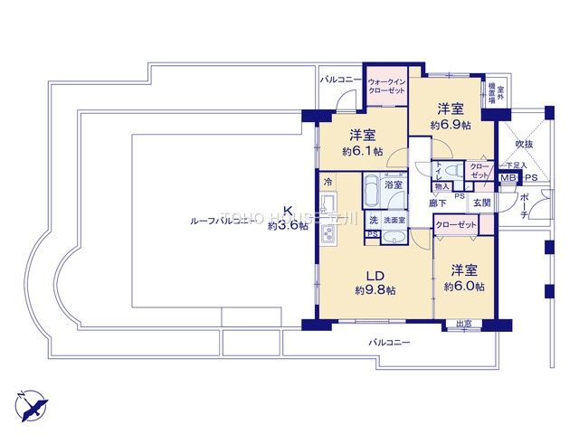 物件画像 レクセルマンション多摩永山