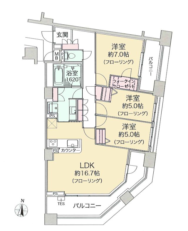物件画像 メルローズスクエア武蔵小金井