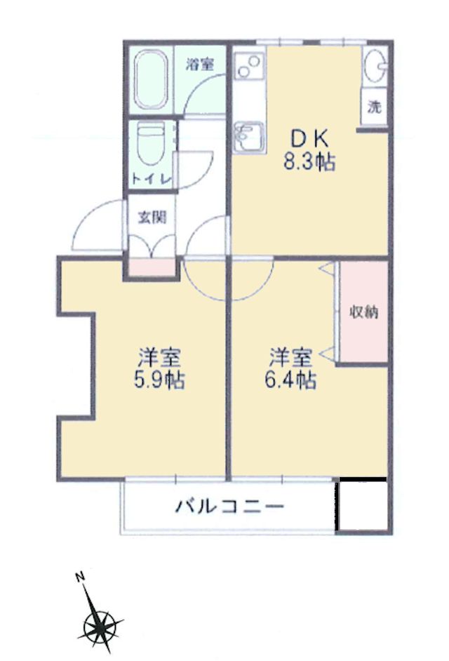 物件画像 多摩川住宅ハー1号棟