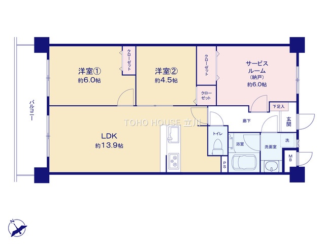 物件画像 ベルジュール国立谷保