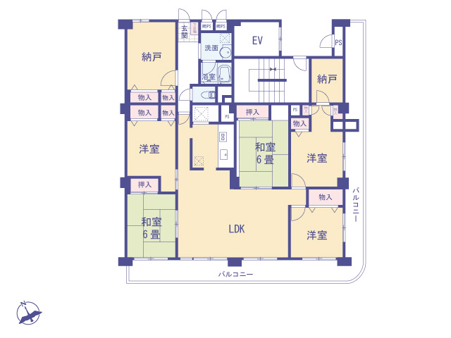 物件画像 ローズハイツ八王子Ｂ棟