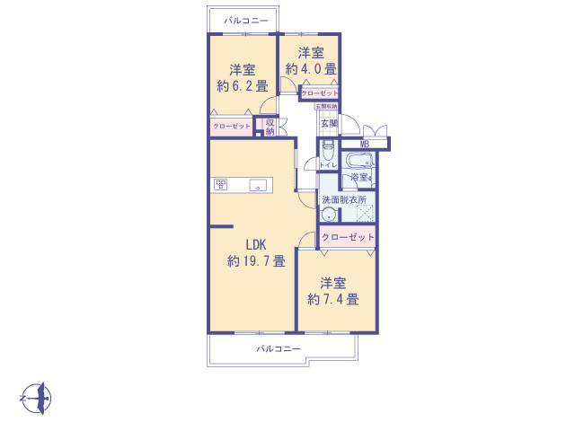 物件画像 西国分寺史跡通り2号棟