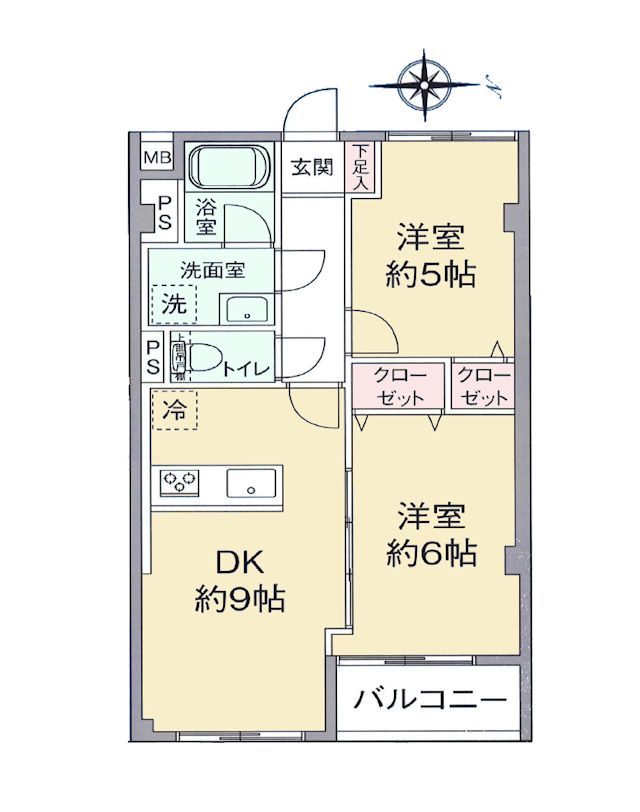 物件画像 京王多摩川コーポラス