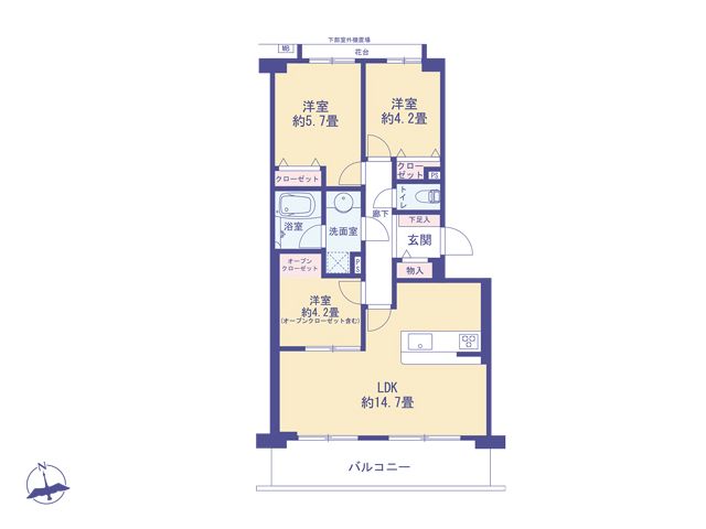 物件画像 ライオンズヒルズ調布つつじケ丘弐番館