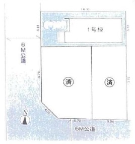 前面道路公道6mです!!