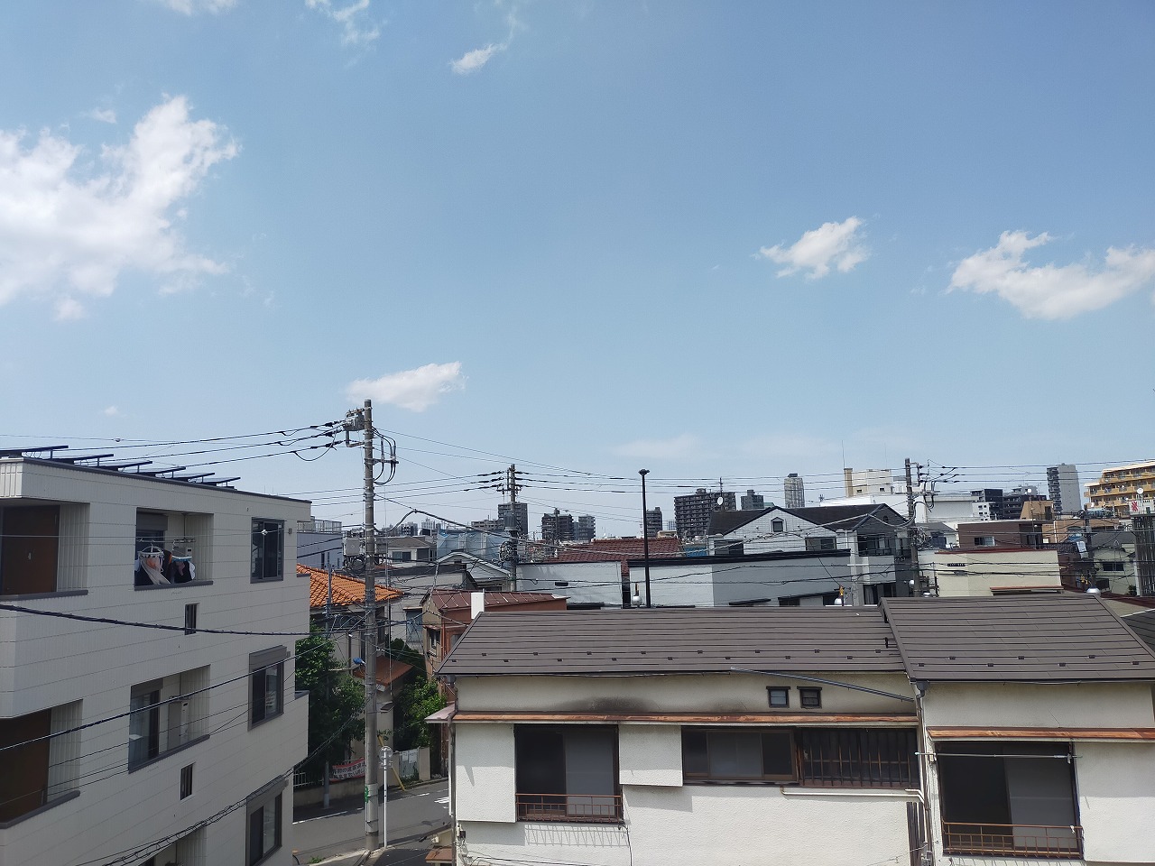 ルーフバルコニーからの眺望