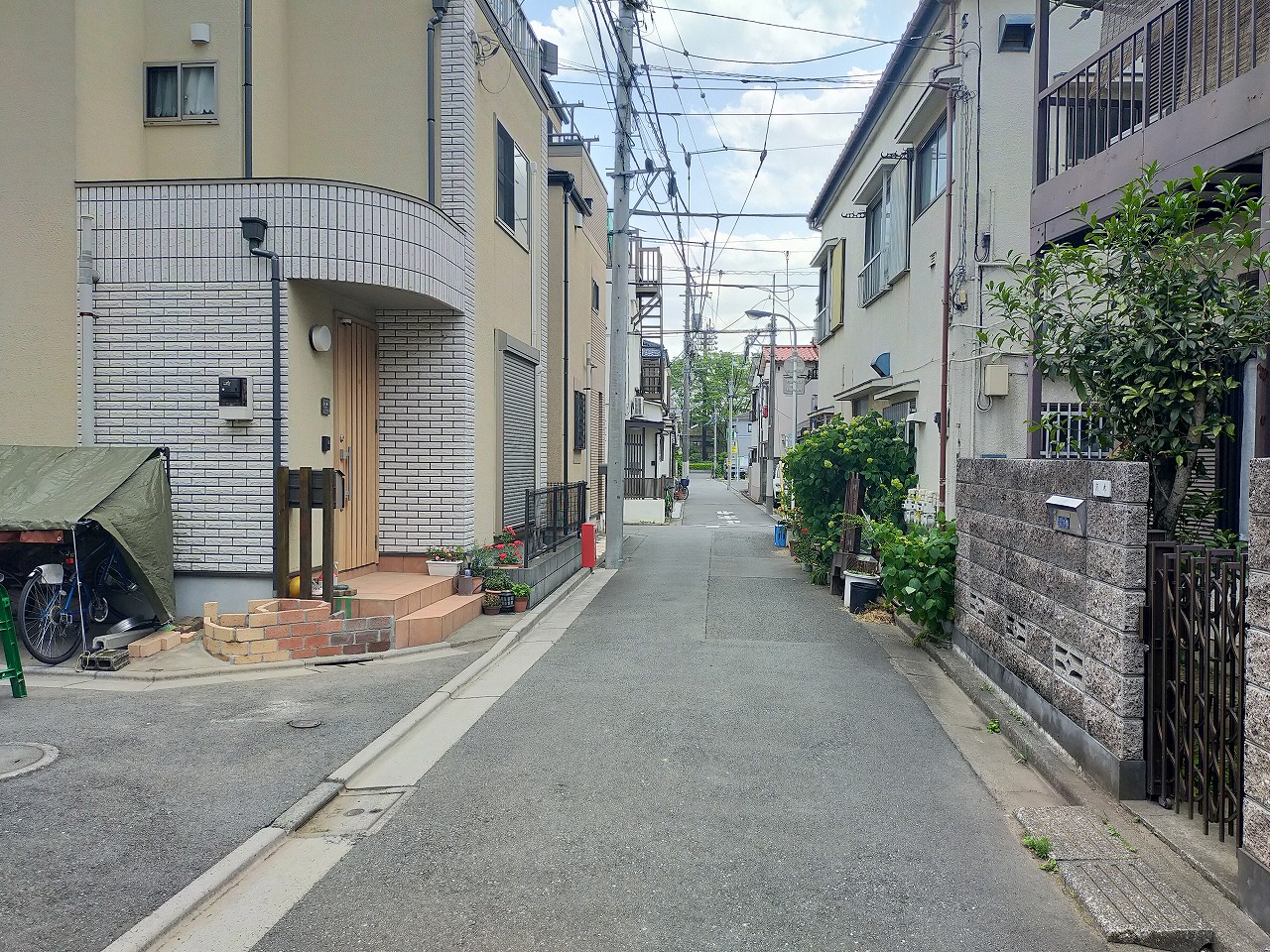 前面道路