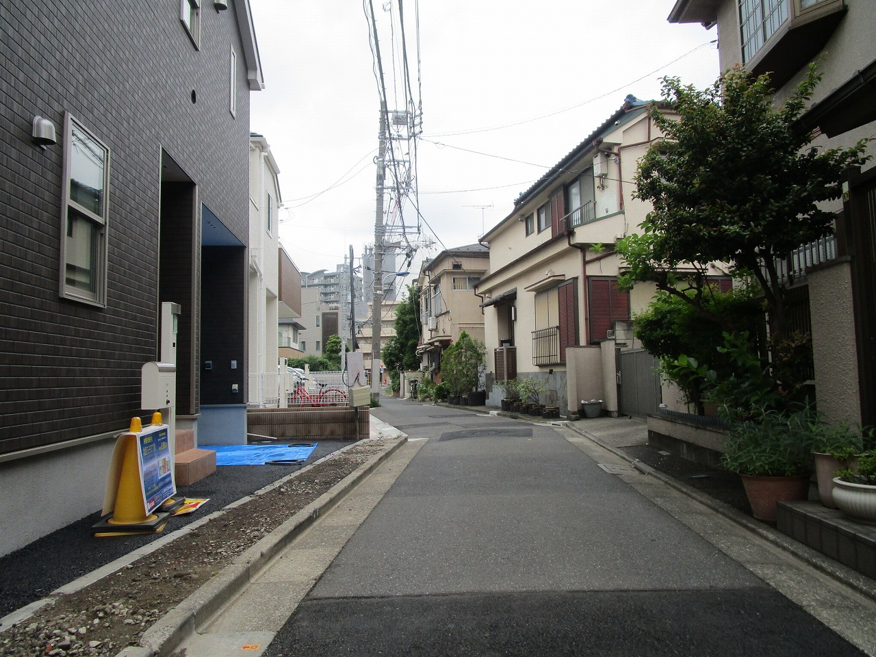 現地前面道路
