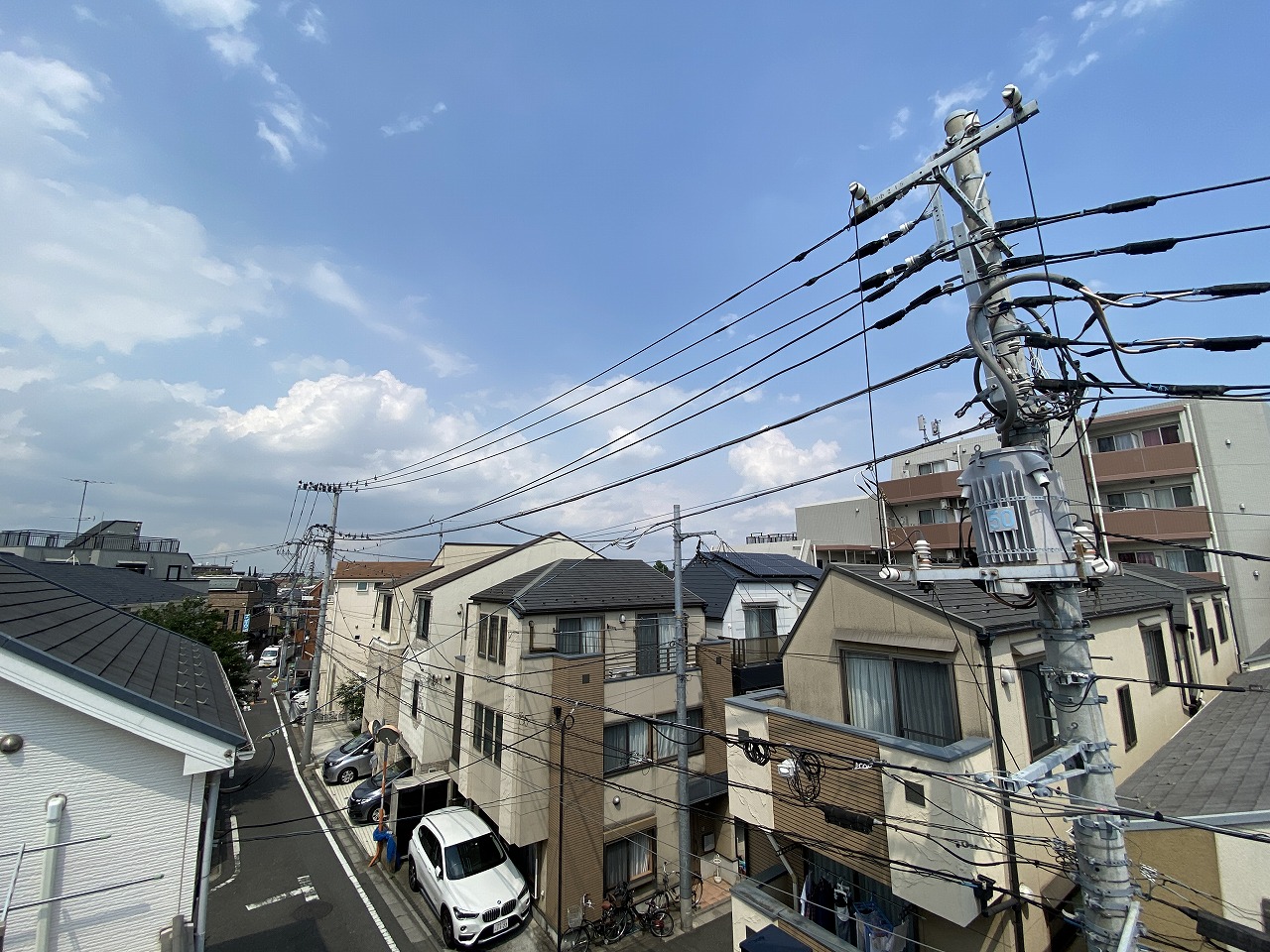 3階バルコニーからの眺望