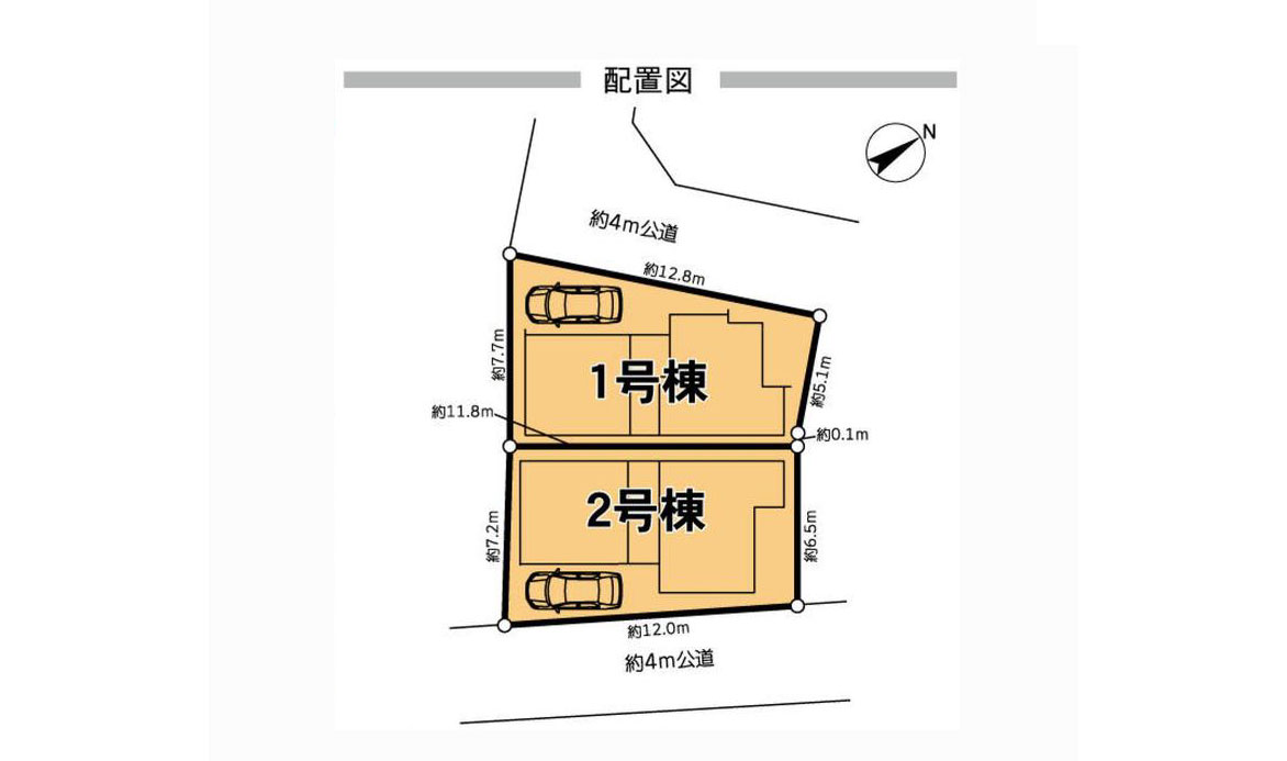 ■区画図、閑静な住宅街です!!