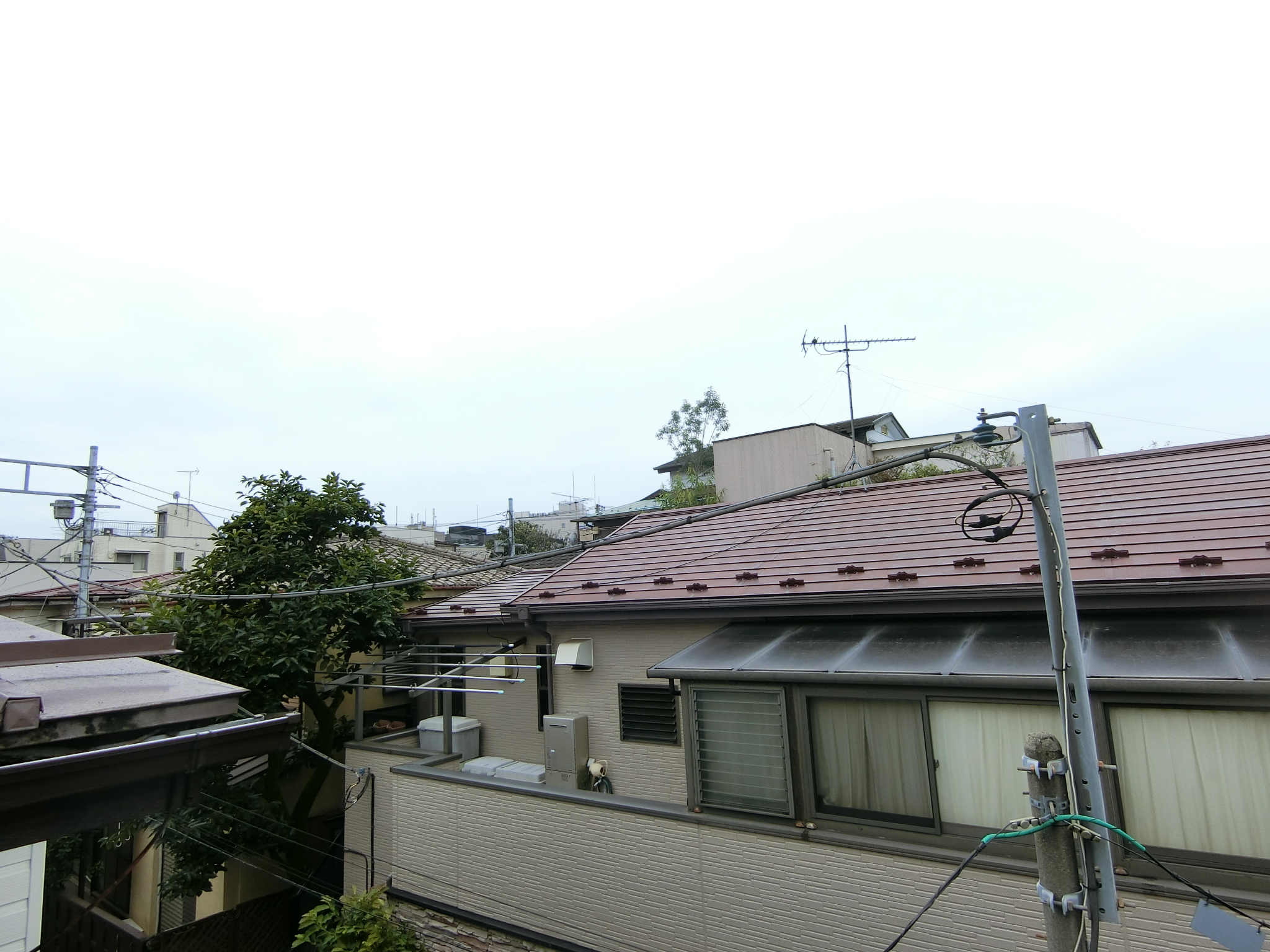 既存建物3階部分からの眺望
