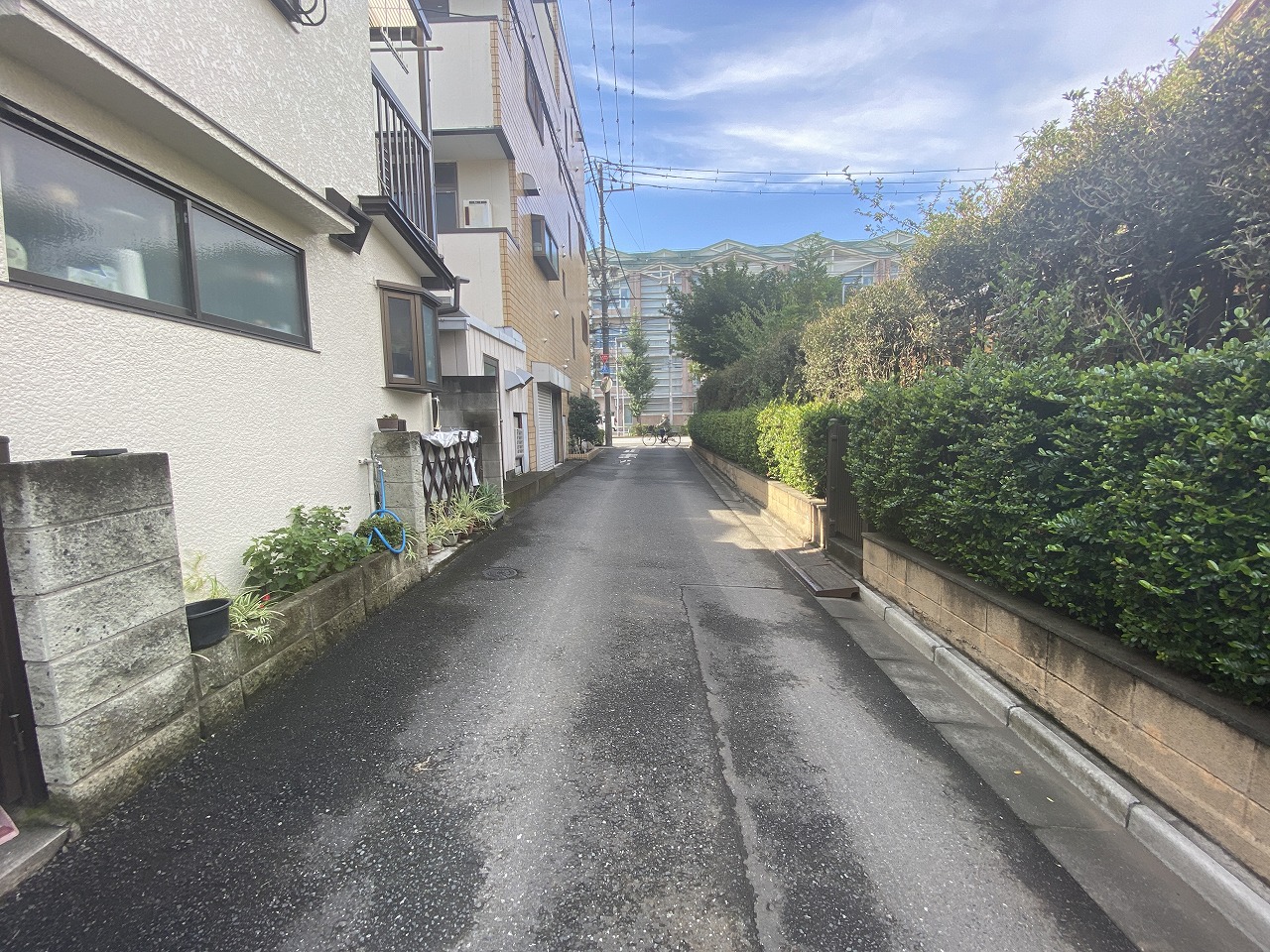 前面道路もすっきりとしております。