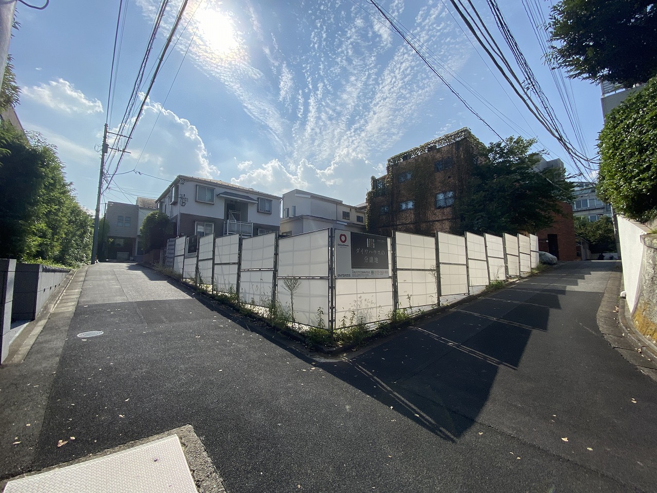 現地写真 北東角地の条件です!