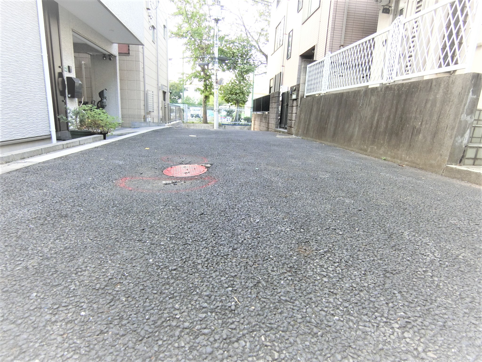 前面道路4m