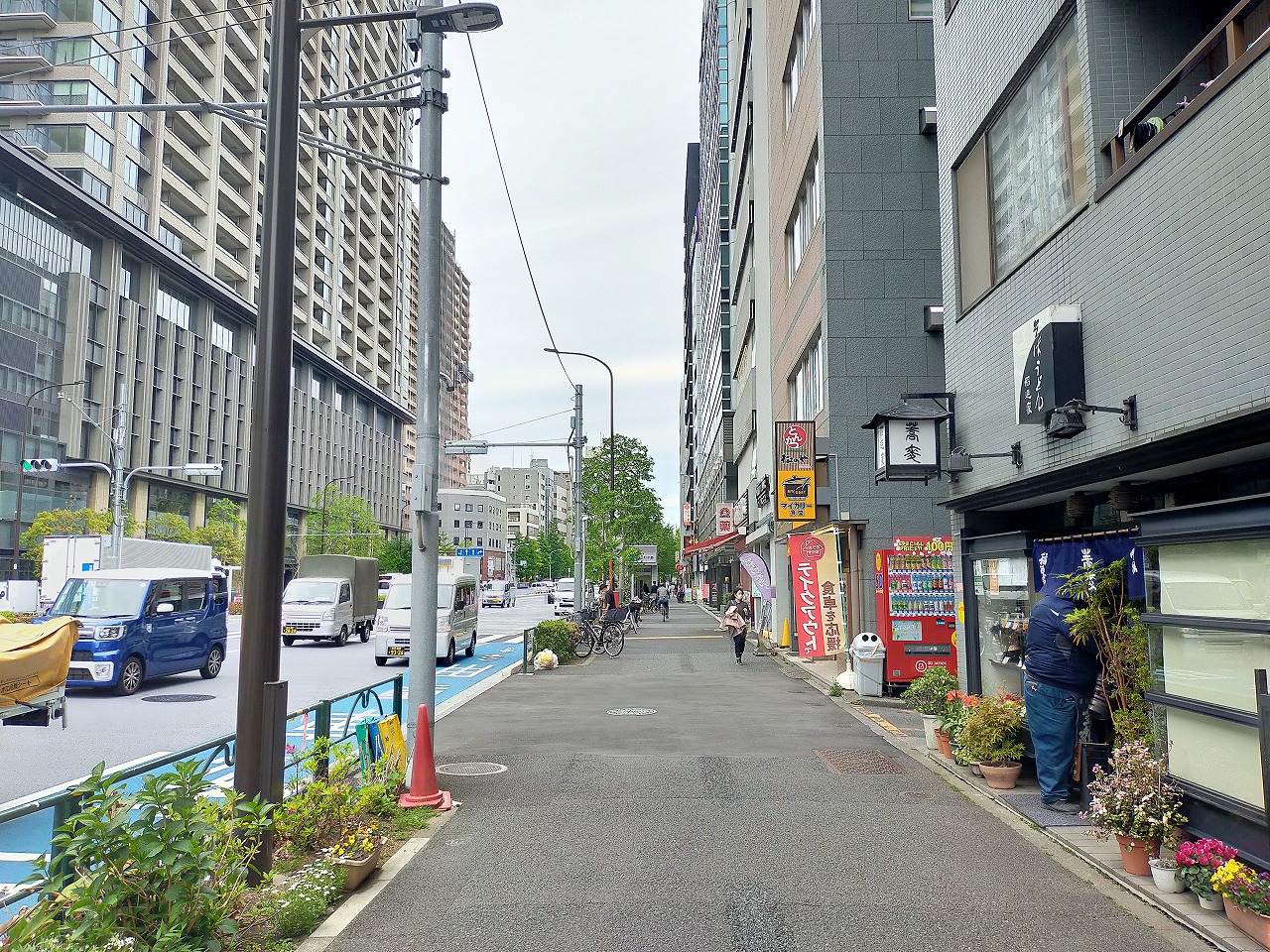 前面道路(白山通り沿い)