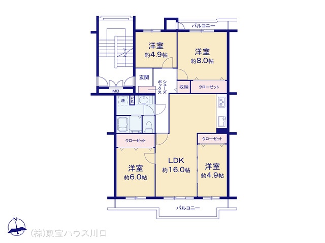 物件画像 三郷早稲田団地4-2-2号棟