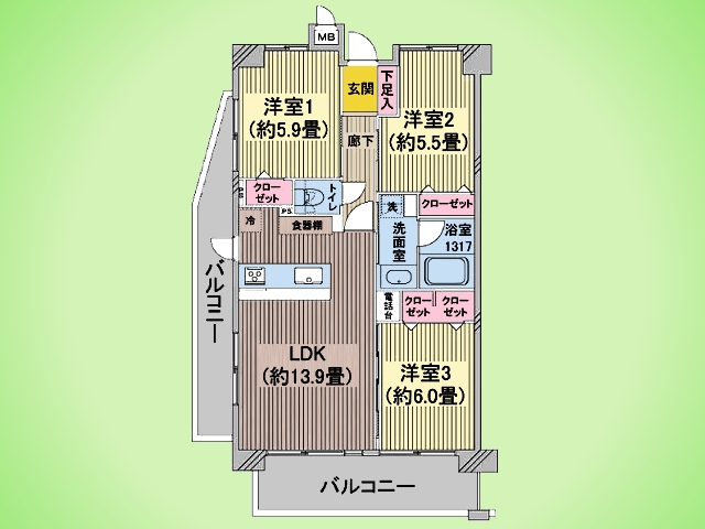 物件画像 ロアーブル・ウイング橋本