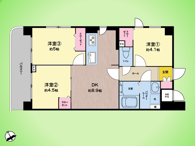 物件画像 セザール第三鷺沼