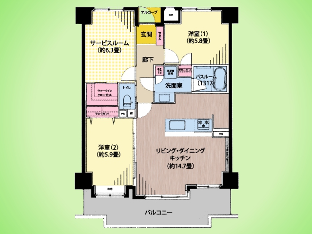 物件画像 エクレール妙蓮寺