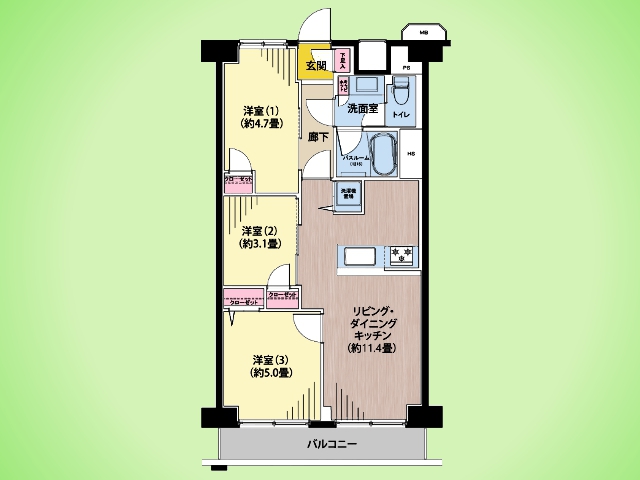 物件画像 東神奈川グリーンマンション