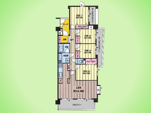 物件画像 ヒルズ市が尾ブライトステージ