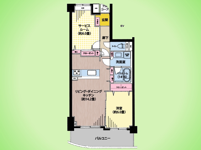 物件画像 クレッセント等々力緑地II